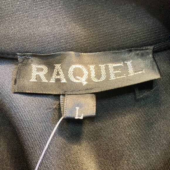 Raquel SZ L NWT Eyelash fringe embellished boxy top club party formal - Picture 5 of 6